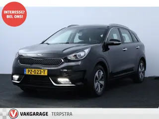 Kia Niro 1.6 GDi Hybrid DynamicLine/ Trekhaak/ Half-Leder/ Camera/ Apple + Android/ Navi/ Clima/ Cru