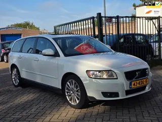 Volvo V50 1.6D S/S 1e eigenaar uniek km org nl auto leerbekeleding stoelverwarming airco cruis contr