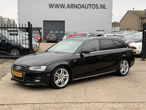 Audi A4 Avant 3.0 TDI AUTOMAAT S-LINE EURO 5, AIRCO(CLIMA), CRUISE CONTROL, STOELVERWARMING, GROOT N
