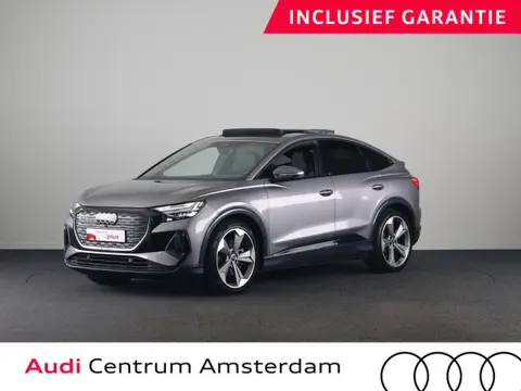 Audi Q4 Sportback e-tron 40 S edition 77 kWh 204 pk | Navigatie | Warmtepomp | Panoramadak | Parkeer