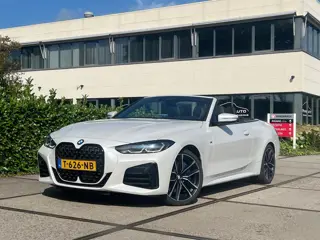 BMW 4 Serie Cabrio M440i xDrive High Executive |LASER|360 CAMERA||H/K|STUUR+STOEL+NEK VERW.|PARELMOE