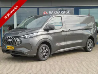 Ford E-Transit Cust. 340 L2H1 Limited 71 kWh, Dubbele schuifdeur / Trekhaak / Carplay + Android Auto