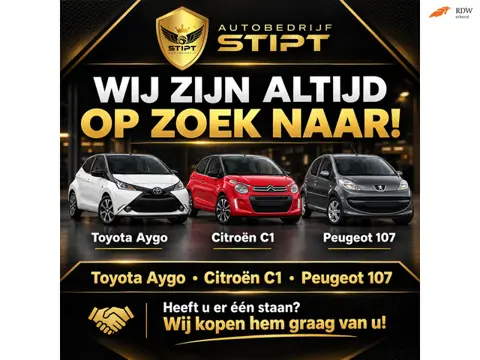 Peugeot 107 WIJ KOPEN UW AUTO C1-107-AYGO