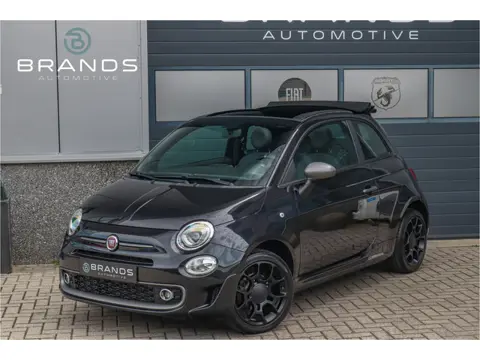 Fiat 500C 1.2 S Navi Carplay Airco Black on black PDC