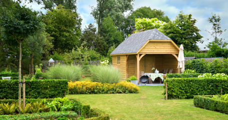 Landelijk tuinhuis CROFT in diverse standaard maten