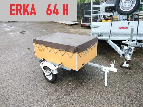 ERKA Retro aanhangertje 64 H ( leuk voor achter een leijke Eend / R 4