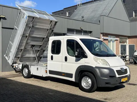 Peugeot Boxer 435 2.2 HDI L3 DC Kipper Openlaadbak Pick-up met Trekhaak 3000kg trekgewicht Kastinric