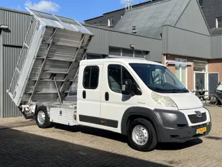 Peugeot Boxer 435 2.2 HDI L3 DC Kipper Openlaadbak Pick-up met Trekhaak 3000kg trekgewicht Kastinric