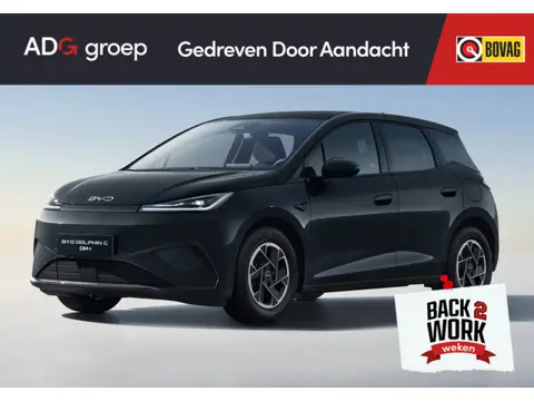 BYD DOLPHIN G DM-i Boost NIEUW/ 1040 KM / Obsidian Black / 105 EV / Android Auto en Apple Carplay