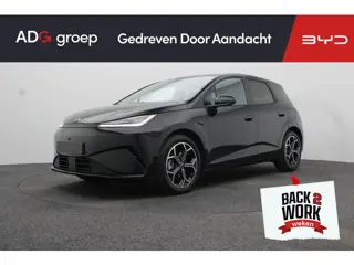 BYD DOLPHIN G DM-i Comfort NIEUW/ 1040 KM / Obsidian Black / 105 EV / 360°-camera / HUD /