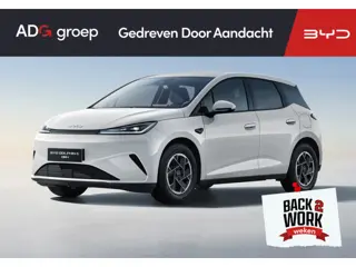 BYD DOLPHIN G DM-i Comfort NIEUW/ 1040 KM / Skiing White / 105 EV / 360°-camera / HUD /