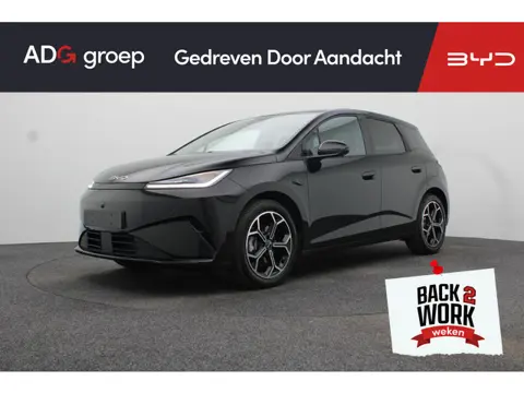 BYD DOLPHIN G DM-i Comfort NIEUW/ 1040 KM / Obsidian Black / 105 EV / 360°-camera / HUD /