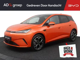 BYD DOLPHIN G DM-i Comfort NIEUW/ 1040 KM / Sunset Orange / 105 EV / 360°-camera / HUD /