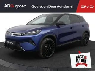 BYD ATTO 3 EVO Design 74.8 kWh Black-Edition| Unieke uitvoering | 360 graden camera | 1500kg trekgew