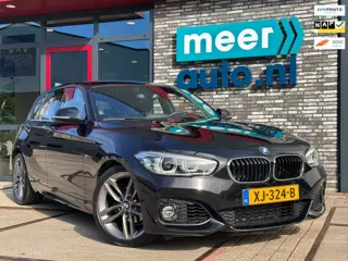 BMW 1-serie 118i High Executive M-SPORT AUT. NAVI.PROF l LEDER l ST-VERW l 18 INCH l ORG.NL l PDC l 