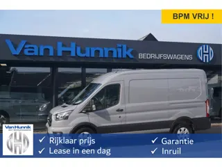 Ford Transit 350M L2H2 Limited AUT-8 165PK BPM VRIJ Navi, 360 Cam, ACC, Xenon, Lm Velg, Trekhaak!! N