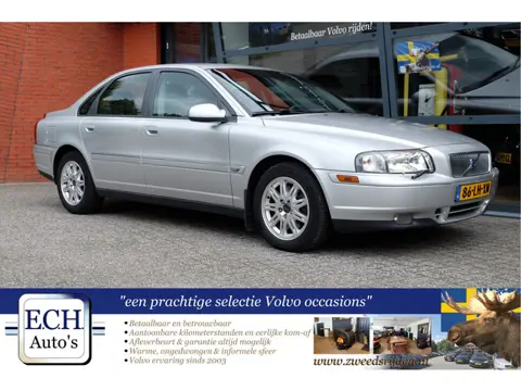 Volvo S80 2.4T 200 pk Elektr. stoel, Dealer onderhouden, Leer, Trekhaak
