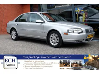 Volvo S80 2.4T 200 pk Elektr. stoel, Dealer onderhouden, Leer, Trekhaak
