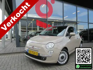 Fiat 500 1.2 Lounge | PANORAMADAK | AIRCO | LICHTMETALEN WIELEN |