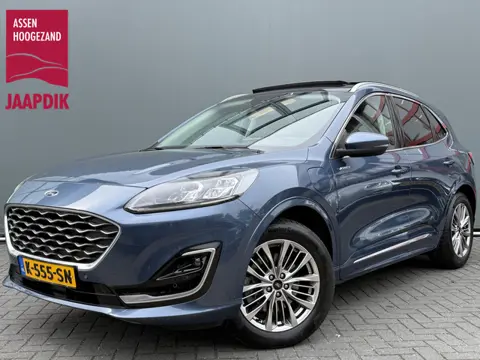 Ford Kuga BWJ 2021 2.5 225 PK PHEV Vignale FULL LED | LEDER | STOEL+STUUR VERW. | PANODAK | ELEKTR. 