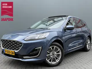 Ford Kuga BWJ 2021 2.5 225 PK PHEV Vignale FULL LED | LEDER | STOEL+STUUR VERW. | PANODAK | ELEKTR. 