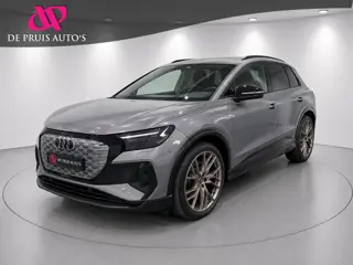 Audi Q4 e-tron 40 S line S edition Brons 77 kWh SOH95% Martix Panorama 21Inch Sonos HaedUp Leer