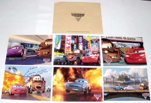 CARS 2 lobbycard set.