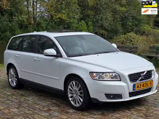 Volvo V50 1.6D S/S 1e eigenaar uniek km org nl auto leerbekeleding stoelverwarming airco cruis contr