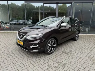 NISSAN QASHQAI 1.2 TEKNA +,Pano,Luxe Leder,Full LED,Cam360,Lane Ass.,Stoelverw,Clima,Cruise,