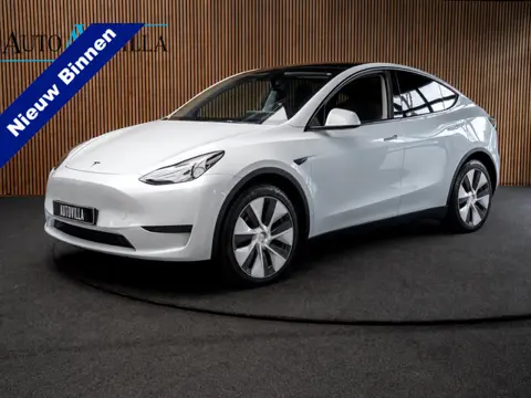 Tesla Model Y Long Range Dual Motor AWD 351pk Navi Camera Leer Warmtepomp ACC Autopilot PDC Elektr. 