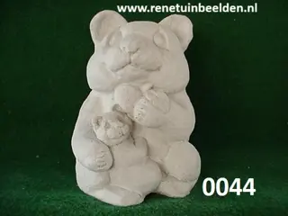 Panda beer met baby beer groot beeld ( 0044 )
