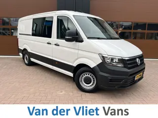 Volkswagen Crafter 35 2.0 TDI 141pk E6 L3 Comfortline Lease €422 p/m, Airco, Carplay, Navi, PDC, Bed