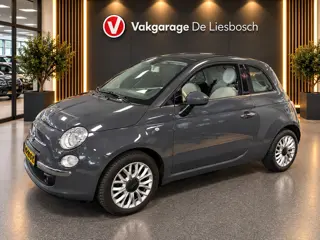 Fiat 500 C 1.2 Lounge/airco/bluetooth/boeken/cabrio/zeer netjes
