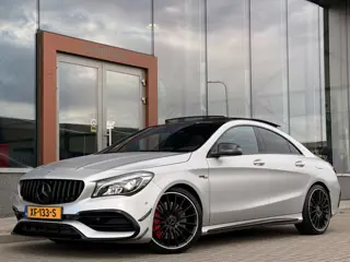 Mercedes-Benz CLA-Klasse AMG 45 4MATIC MATGRIJS | Leder | Pano | Schaalstoelen | Harman / Kardon | A