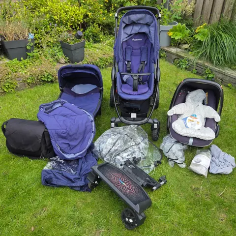 Complete combinatiewagen en autostoel Maxi-Cosi