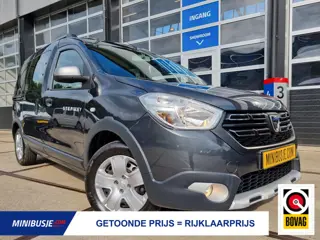 Dacia Dokker 1.3 TCe Stepway 130pk. NAVI / CRUISE / CAMERA / PDC / AIRCO
