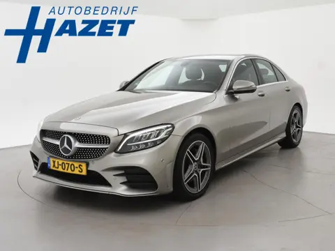 Mercedes-Benz C-klasse 180 AMG-LINE AUT. FACELIFT + AFN. TREKHAAK | BREEDBEELD NAVI | STOELVERW. | C