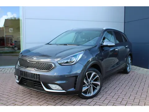 Kia Niro 1.6 GDi Hybrid 140pk DynamicPlusLine Automaat Leer Airco Navi Camera Carplay Zeer mooi