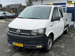 Volkswagen Transporter 2.0 TDI L2H1 DC / OPEN LAADBAK / TREKHAAK / AIRCO / NAP!!
