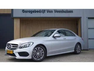 Mercedes-Benz C-klasse 180 156pk Business Solution AMG-Styling Vol-Leder LED App-Connect 17inch LM T