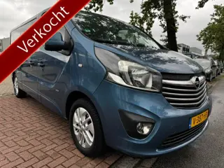 Opel Vivaro 1.6 CDTI 145pk L2 H1 Dubbel Cabine Sport Euro 6 2 Schuifdeuren,Airco/ECC,Navi,Camera,Led