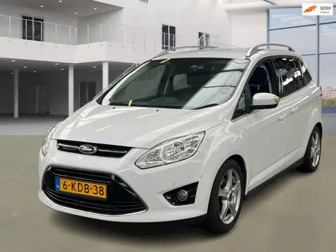 Ford Grand C-Max 1.0 Titanium 7p. NAVI PSENSOR LEDER CRUISE TREKHAAK 2 X SLEUTELS