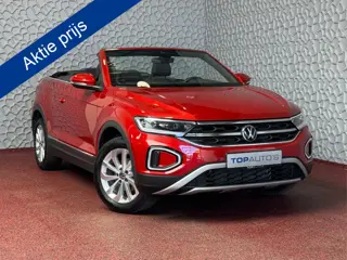 Volkswagen T-Roc Cabrio TSI 110 PK NAVI IQ.LED STOEL/STUUR.VERW DAB ADAP.CRUISE VIR.COCKPIT CARPLAY 