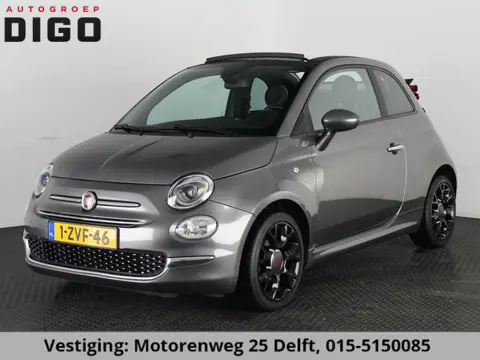 Fiat 500 C 0.9 TWINAIR TURBO CABRIO 77.000 KM !!  Climate Control .Sportstoelen Half Leder . Lichtme