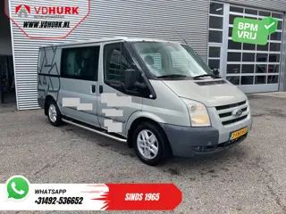 Ford Transit 2.2 TDCI DC Dubbel Cabine EXPORT 2.8t Trekverm./ 2x Schuifdeur/ Stoelverw./ Navi/ Airco