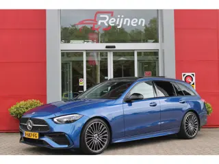Mercedes-Benz C-klasse Estate 200 218PK Launch Edition AMG Line | FULL LEDEREN BEKLEDING | PANORAMIS