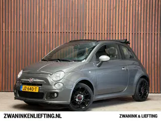 Fiat 500 C 1.2 500 S Cabrio Airco-Pdc-Elek.Pakket-Lm Velgen-Netjes onderhouden!