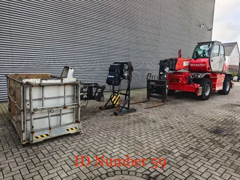 Manitou MRT 2150 + Privilege Radio Remote Forks Winch Basket!