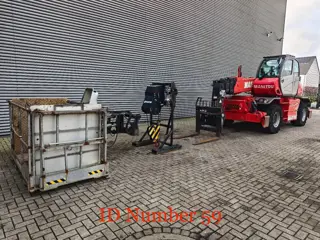 Manitou MRT 2150 + Privilege Radio Remote Forks Winch Basket!