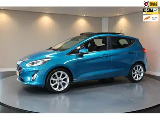 Ford Fiesta 1.0 EcoBoost Titanium *Pano/Schuifdak* B&O|Carplay|Camera|Adapt.Cruise|All-seasons|Lane-